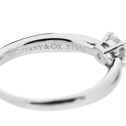 Tiffany Platinum Diamond .32ct Harmony Solitaire Engagement Ring 49 5 5 of 7