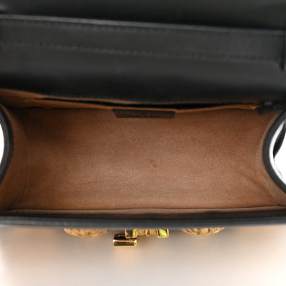 Gucci Calfskin Animal Studs Mini Sylvie Top Handle Bag Black 5 of 20
