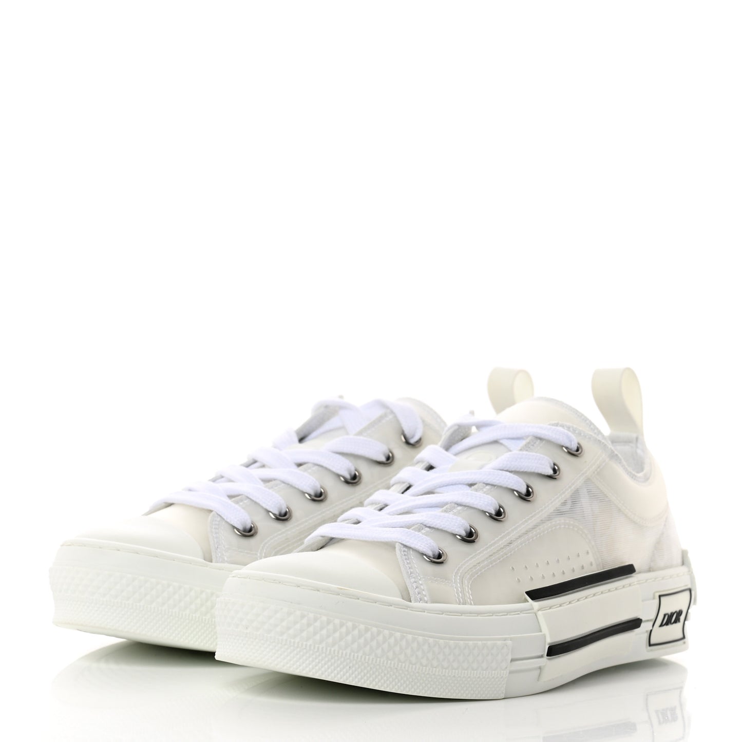 Technical Canvas Oblique Mens B23 Low Top Sneaker 37 White