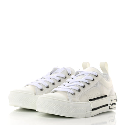 Christian Dior Technical Canvas Oblique Mens B23 Low Top Sneaker 37 White 3 of 10