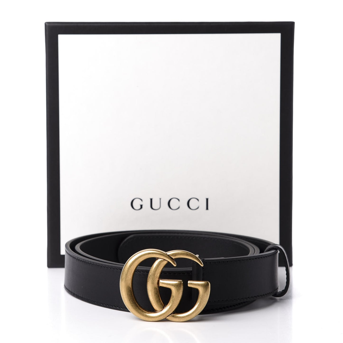 Calfskin Double G 30mm Belt 100 40 Black