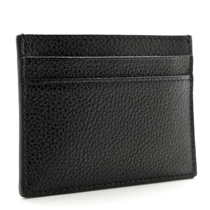 Gucci Grainy Calfskin Zumi Card Holder Black 3 of 7