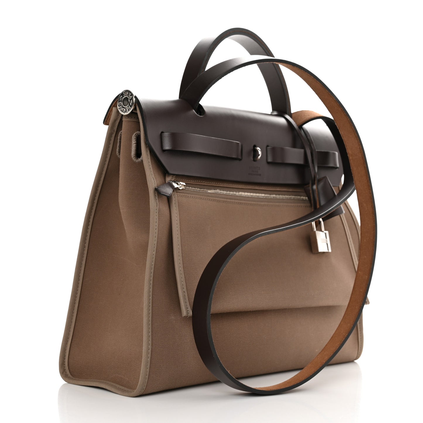 Vache Hunter Toile Herbag Zip 31 PM Etoupe Ebene