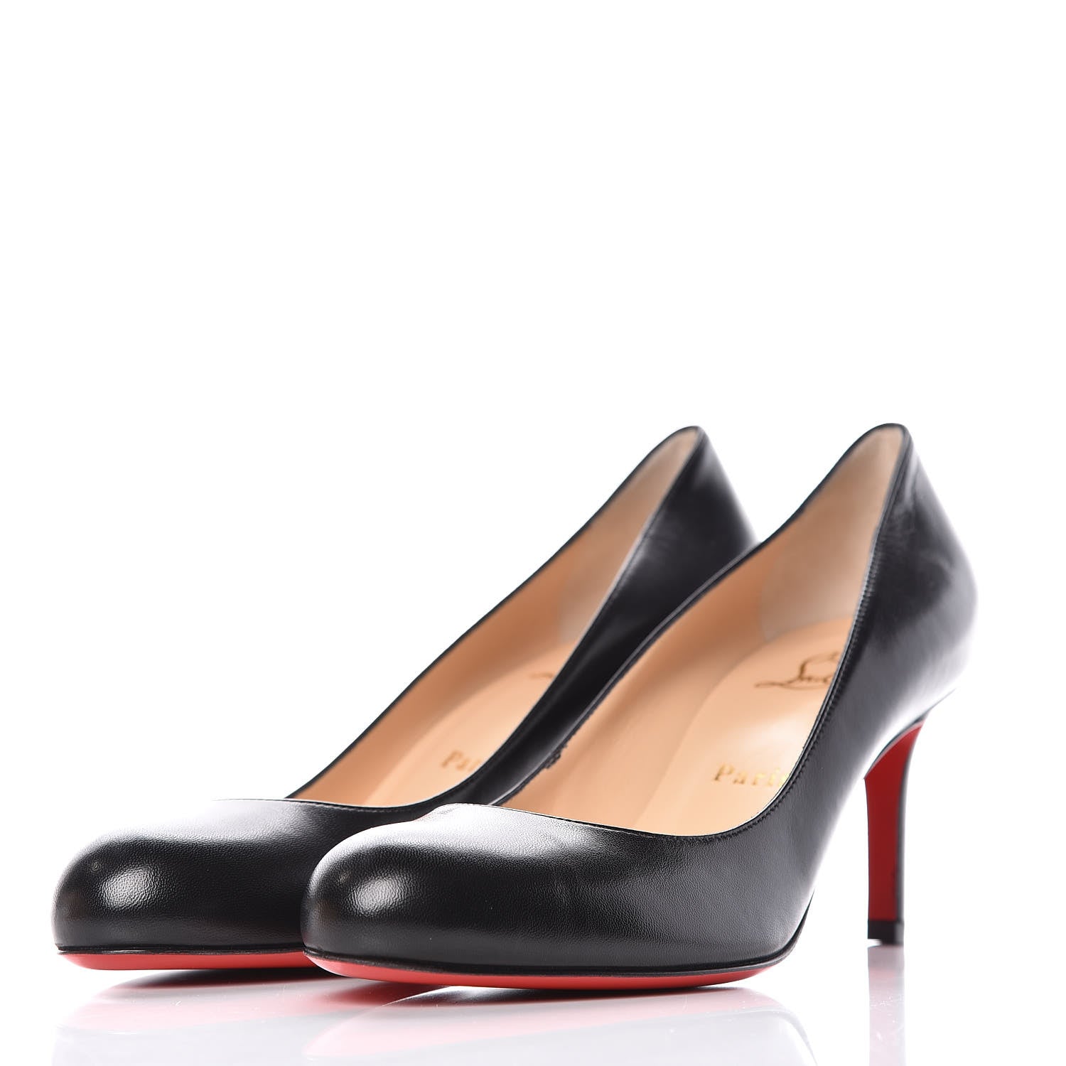 Christian Louboutin Shiny Nappa Simple 70 Pumps 37 Black 3 of 10
