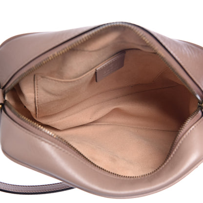 Gucci Calfskin Matelasse Small GG Marmont Chain Shoulder Bag Taupe 6 of 12