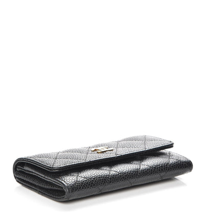 Chanel Caviar Quilted Flap Card Holder Black 4 of 8