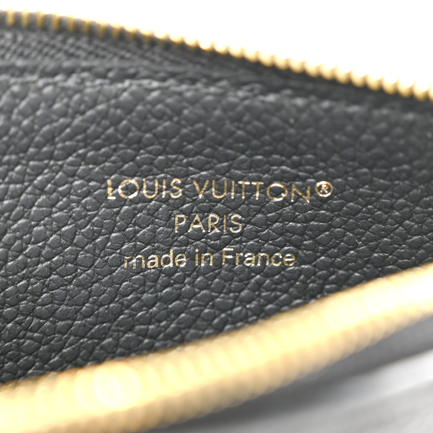 Louis Vuitton Empreinte Monogram Zipped Romy Card Holder Black 6 of 9