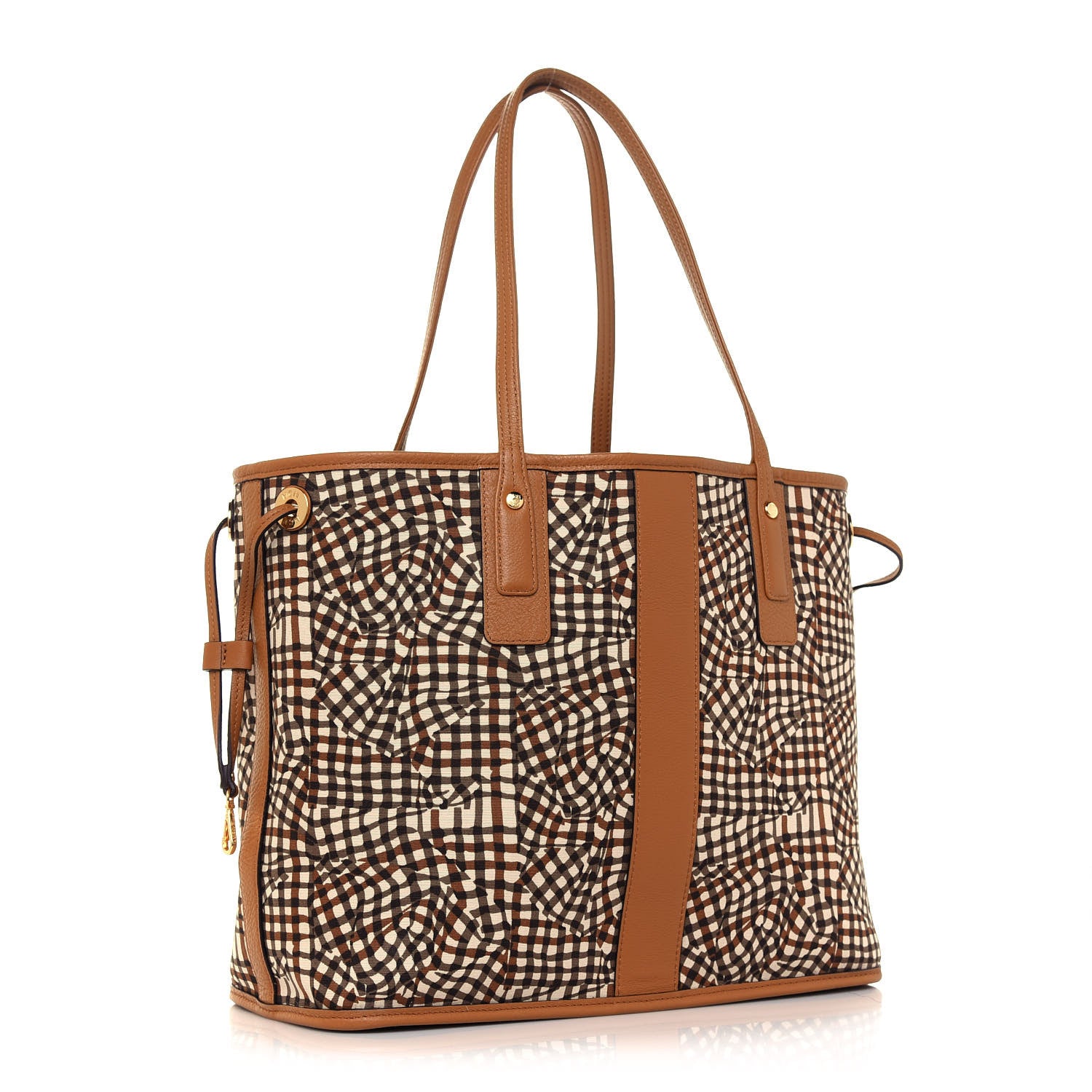 MCM Visetos Medium Liz Reversible Shopper Tote Cognac 13 of 20