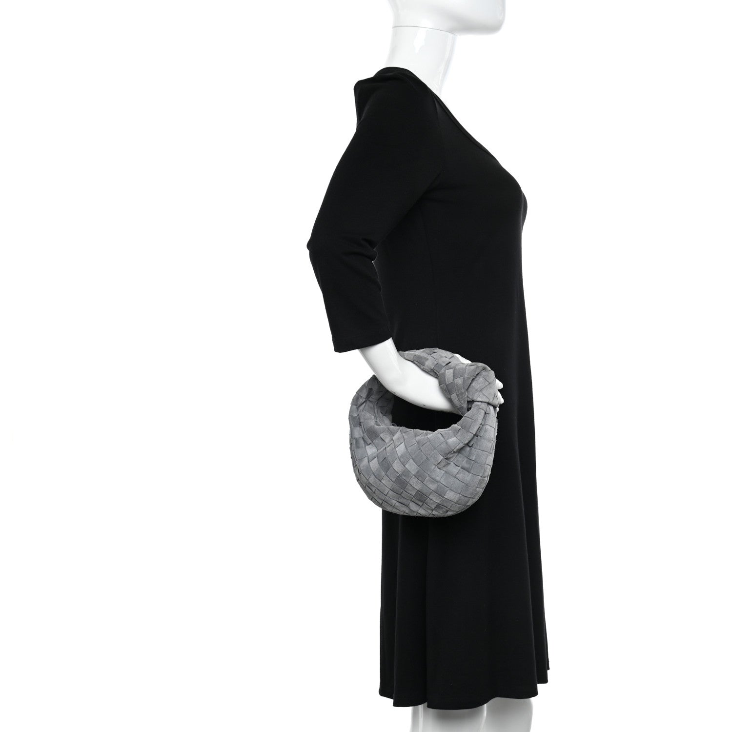 Bottega Veneta Suede Intrecciato Mini Jodie Thunder 2 of 11