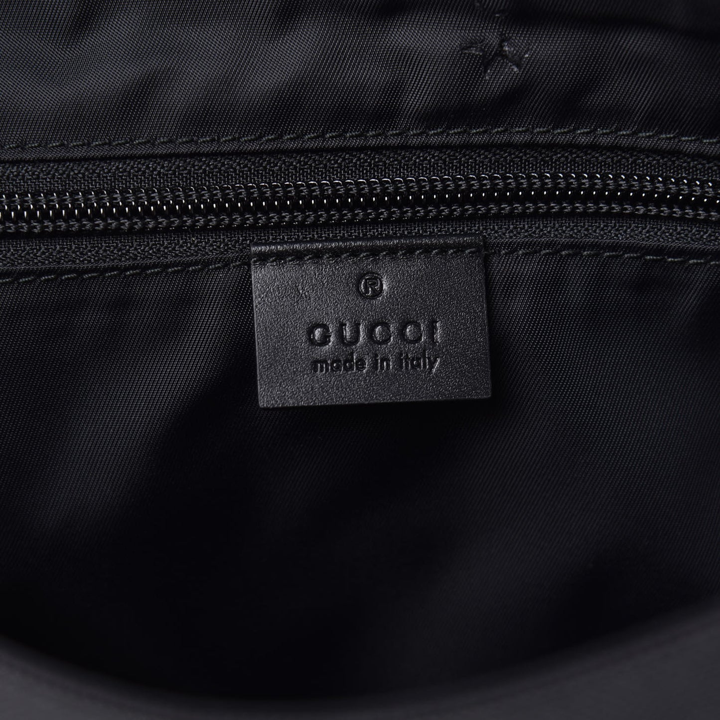 Techno Canvas Web Large Flap Messenger Bag Black