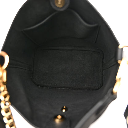 Louis Vuitton Calfskin Lock and Walk Bucket Black 5 of 10