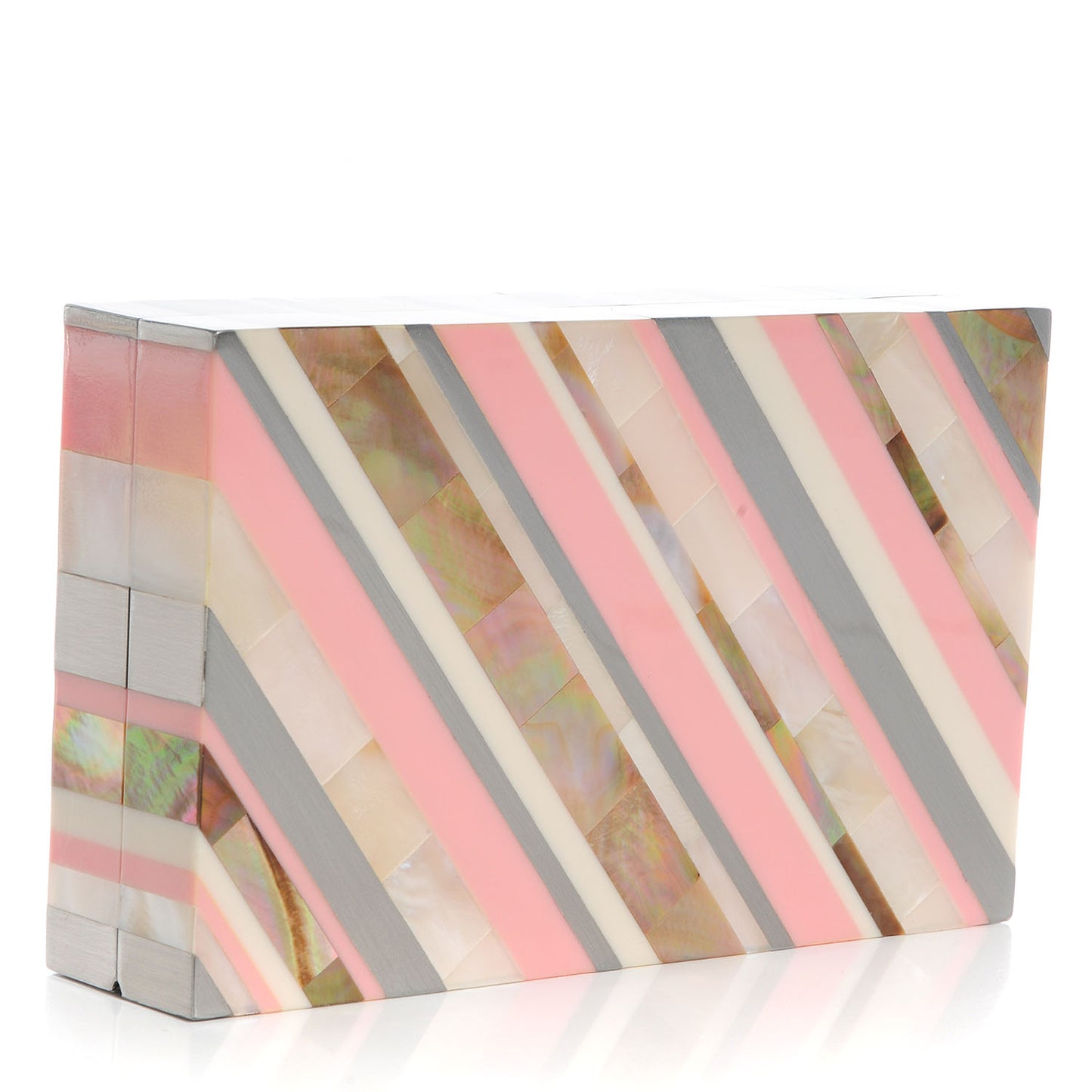 Minaudiere Berlingot Clutch Rose Clair