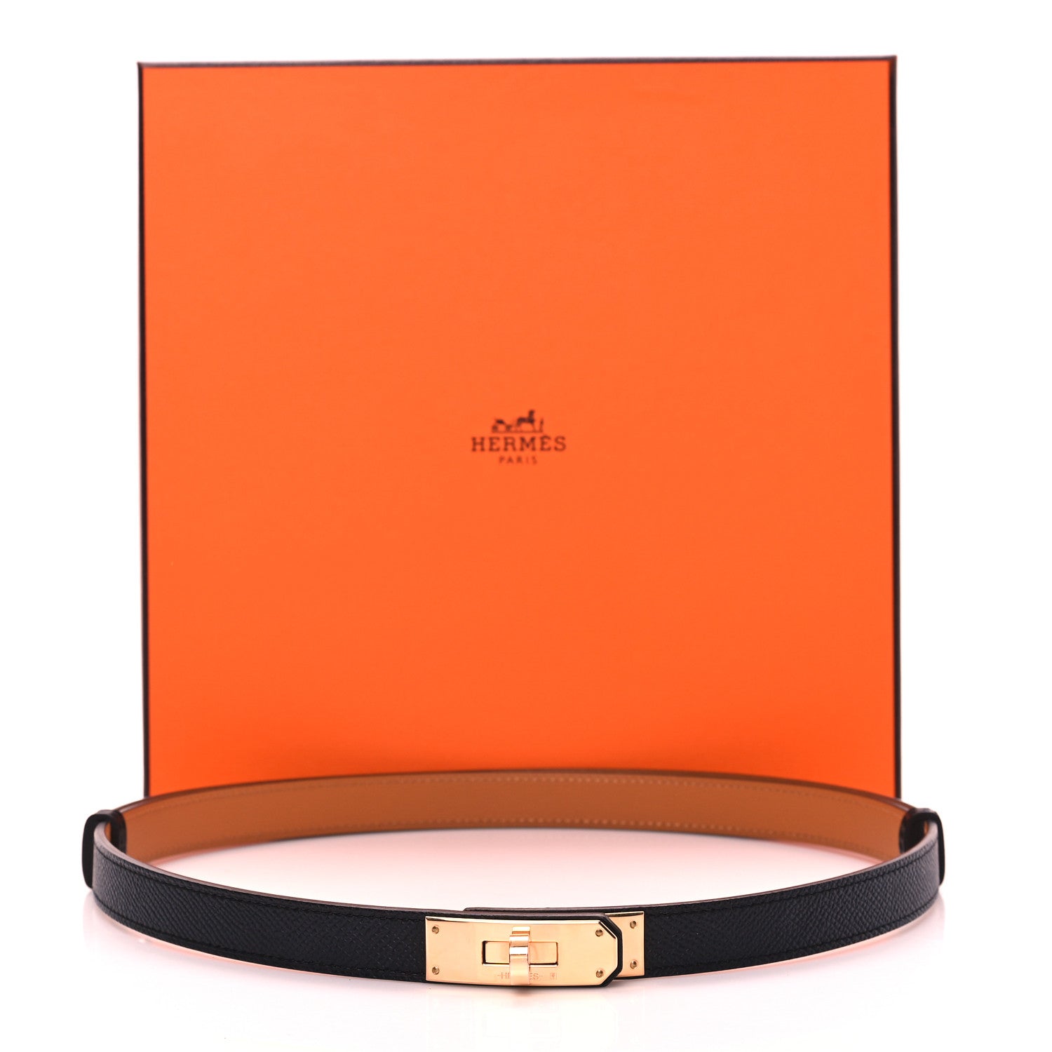 Hermes Epsom Kelly Belt Black 4 of 4