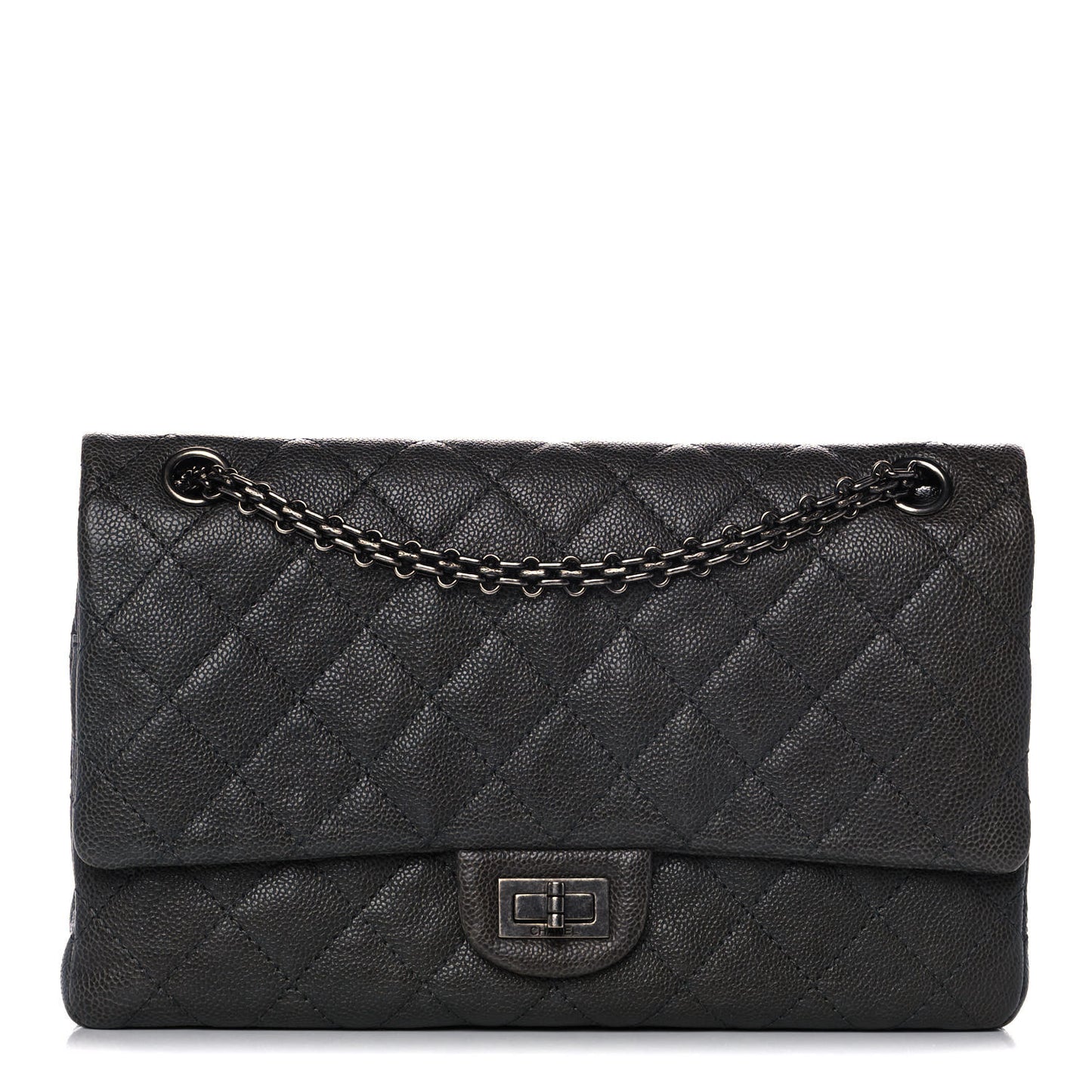 Caviar Quilted 2.55 Reissue 226 Flap Grey