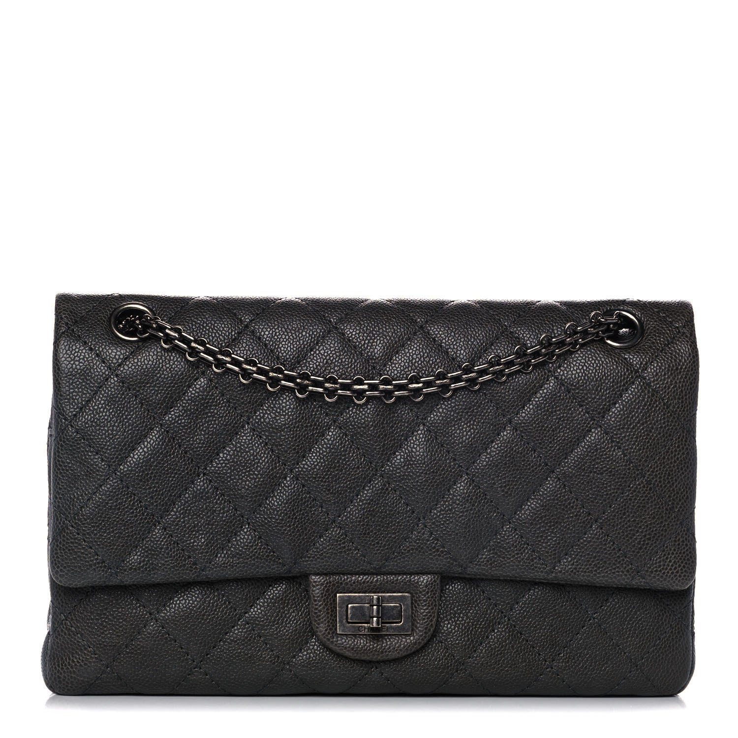 Chanel Caviar Quilted 2.55 Reissue 226 Flap Grey 1 of 11