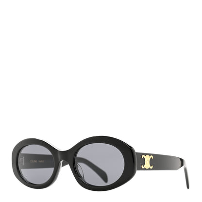 Celine Acetate Triomphe 01 Sunglasses CL 40194U Black 1 of 7