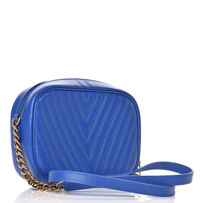 Louis Vuitton Calfskin New Wave Camera Bag Bleu Neon 3 of 12