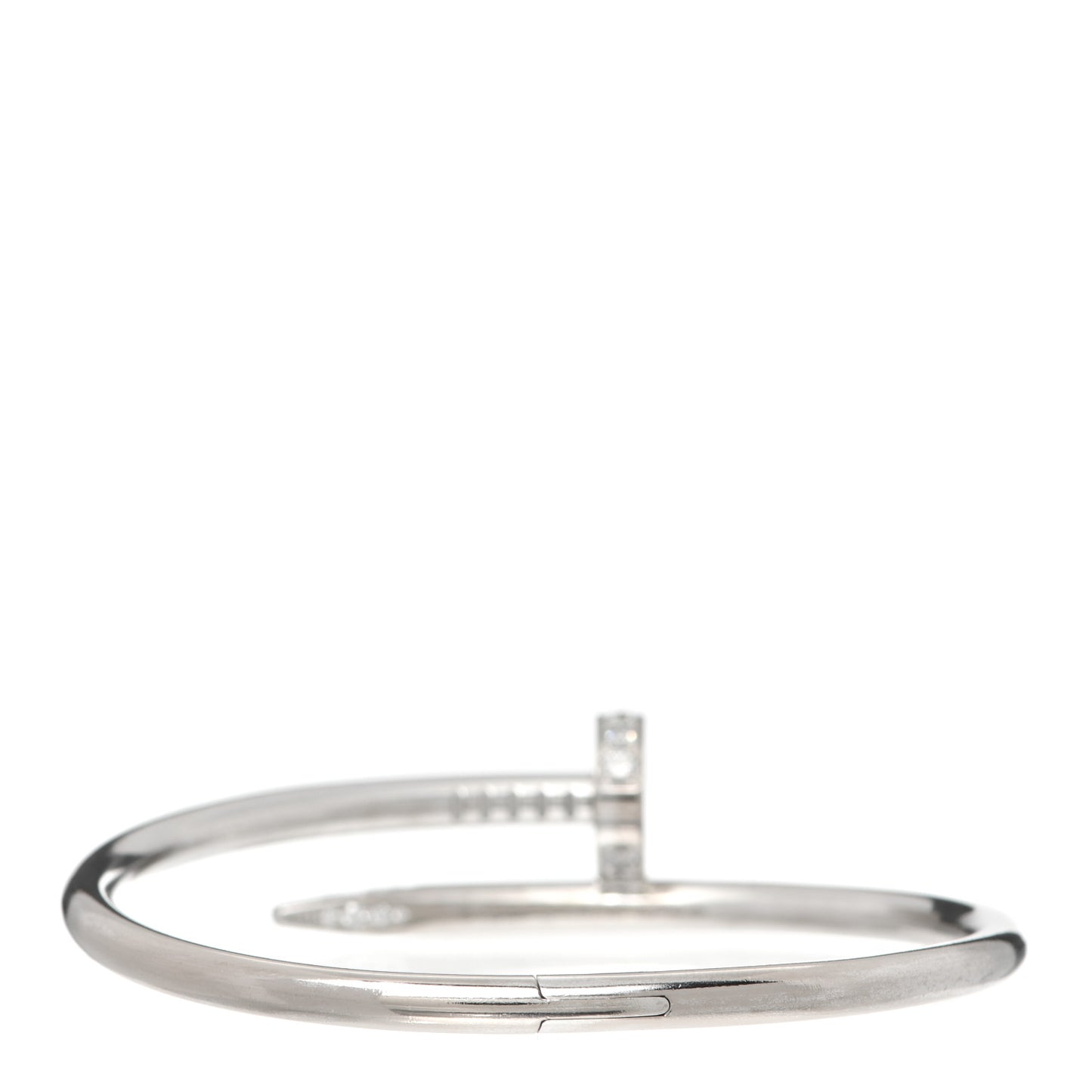 18K White Gold Diamond Juste Un Clou Bracelet 16