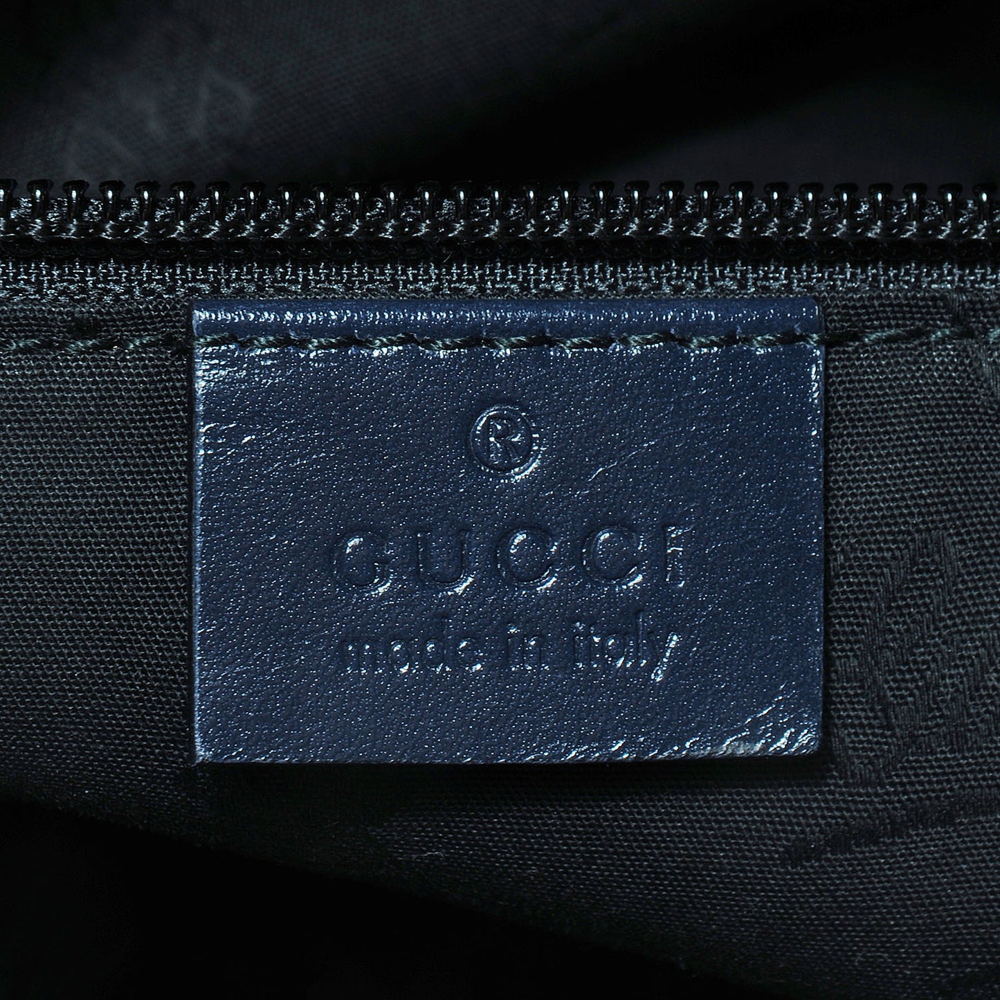 Imprime Monogram Flat Messenger Bag Navy