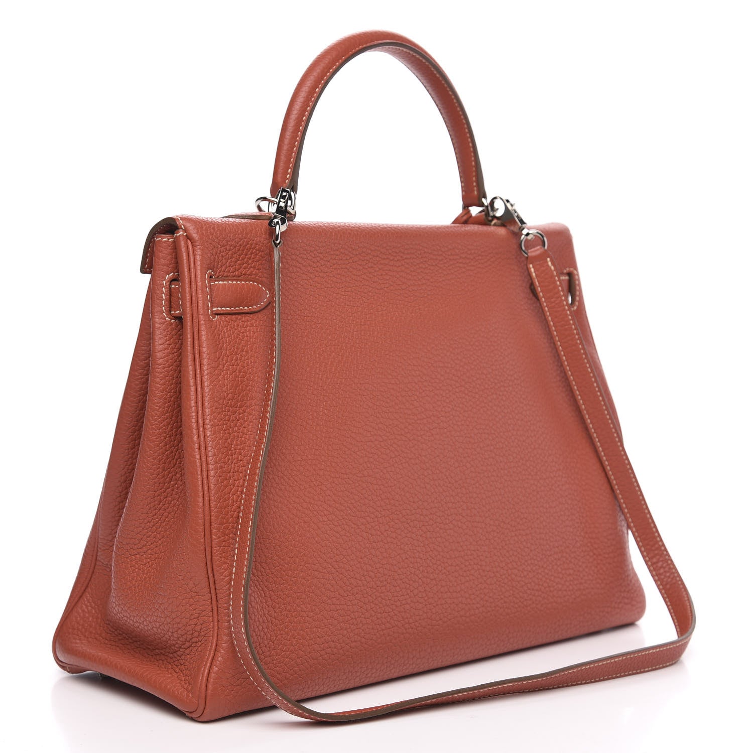 Hermes Taurillon Clemence Retourne Kelly 35 Sanguine 3 of 9