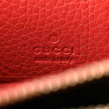 Gucci Pebbled Calfskin Soho Zip Around Wallet Black 6 of 10