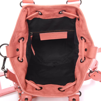 Balenciaga Agneau Classic Hardware Mini Pompon Rose Azalee 6 of 11