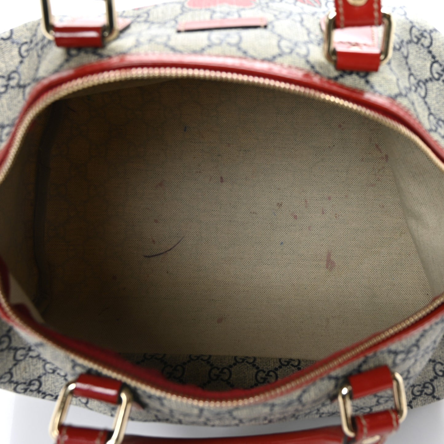 GG Plus Monogram Tattoo Heart Medium Joy Boston Red