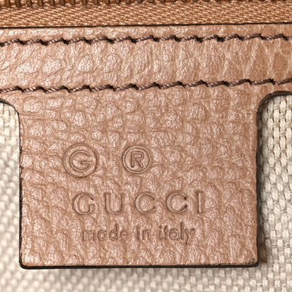 Gucci Dollar Calfskin Medium Soho Top Handle Satchel Camelia 6 of 10