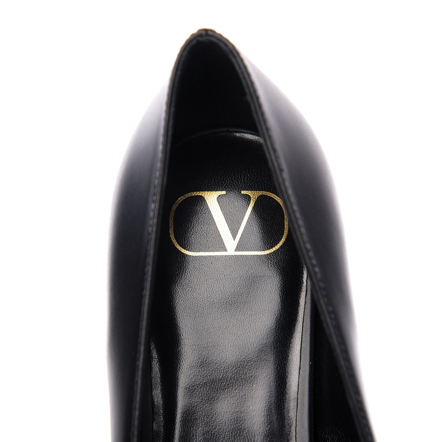 Valentino Garavani Nappa Vlogo Flats 37.5 Black 7 of 9