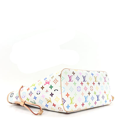 Louis Vuitton LV X TM Monogram Multicolor Neverfull MM White 5 of 10