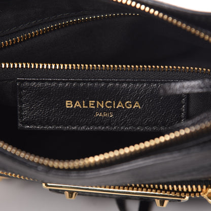 Balenciaga Chevre Gold Metallic Edge Hardware Hip Black 8 of 11