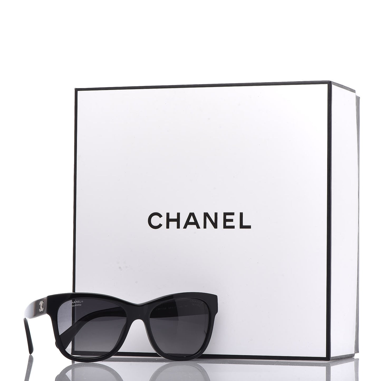 Polarized Square CC Sunglasses 5380 Black