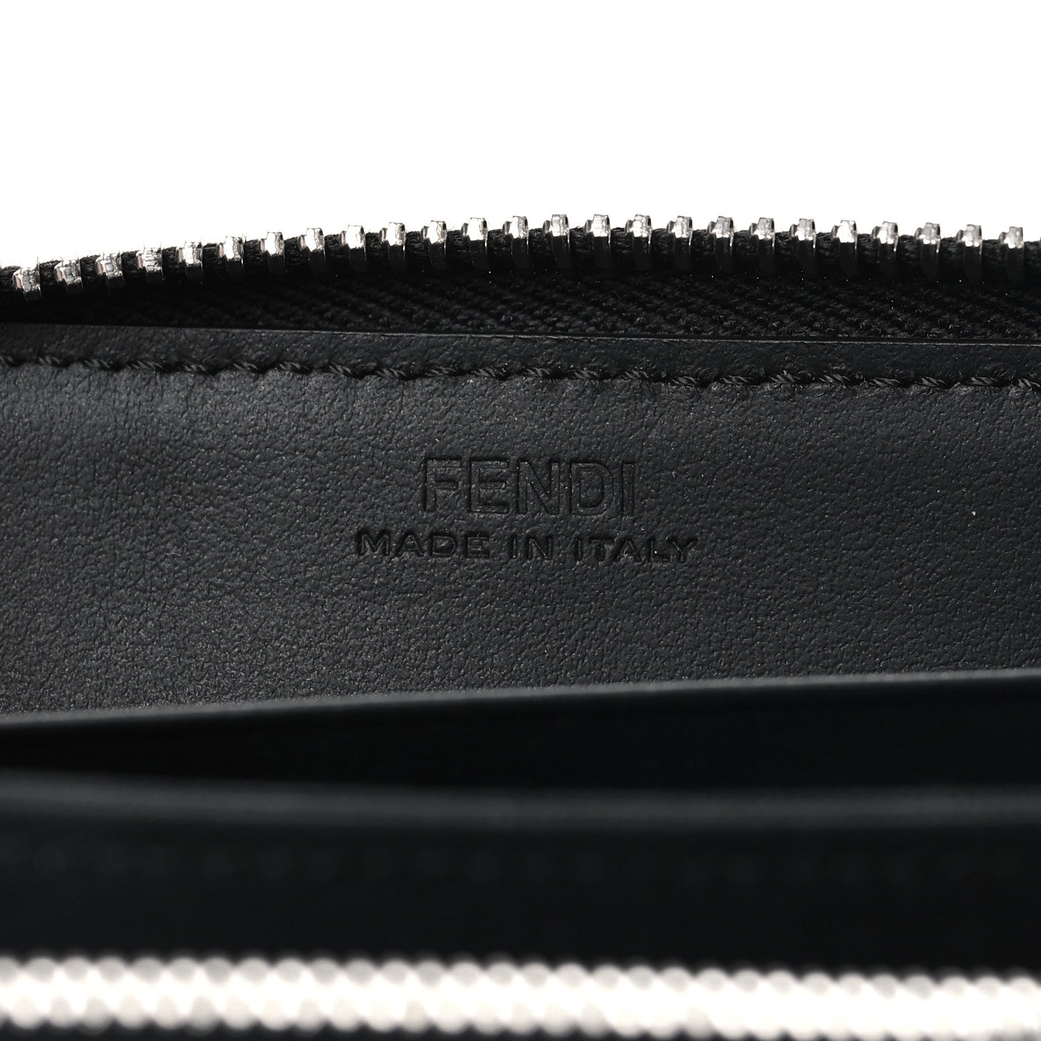 Fendi Zucchino Spalmati FF Zip Around Wallet Red 6 of 7