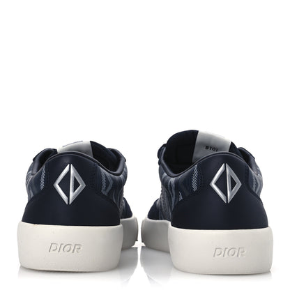Christian Dior Canvas CD Diamond Mens B101 Low Top Sneakers 42 Navy 6 of 11
