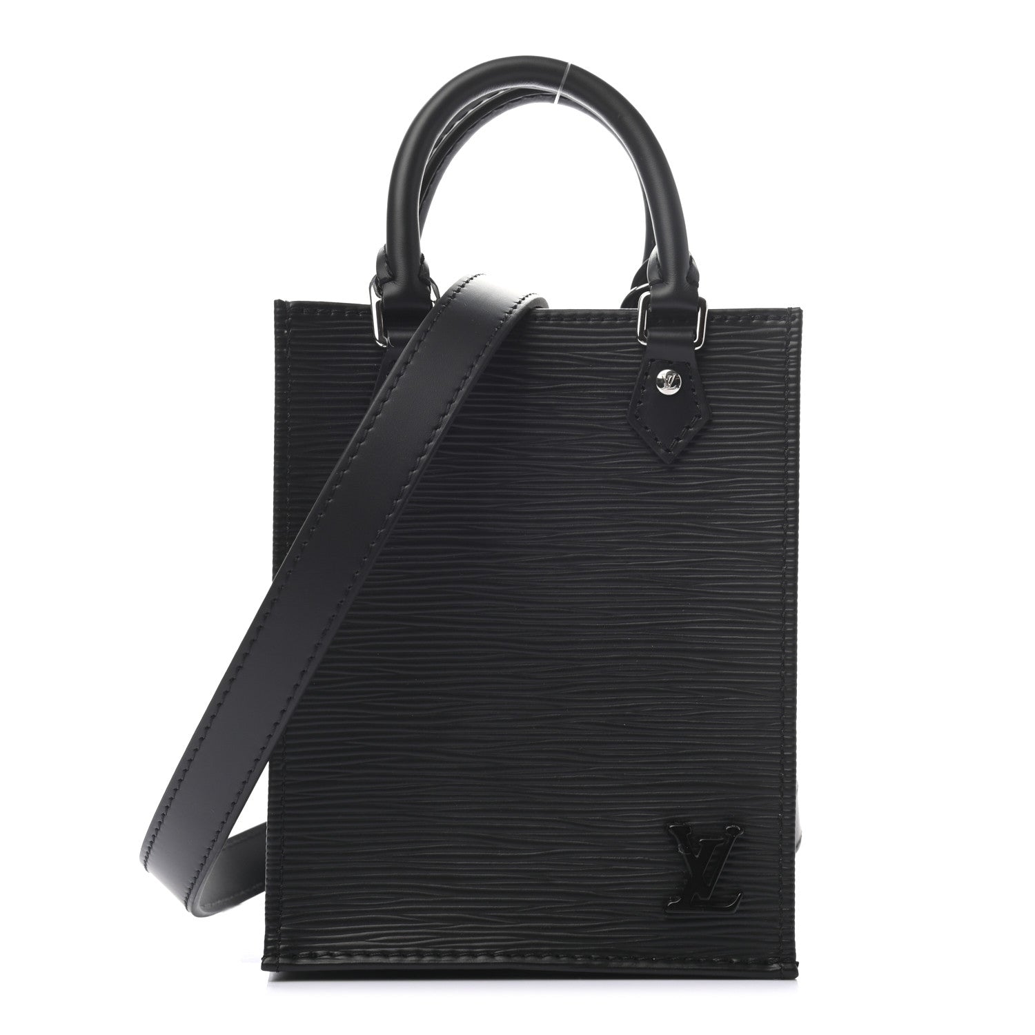 Louis Vuitton Epi Petit Sac Plat Black 1 of 8