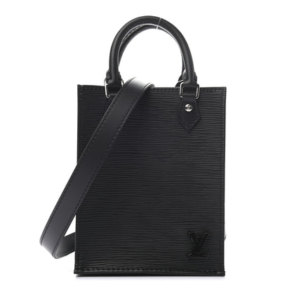 Louis Vuitton Epi Petit Sac Plat Black 1 of 8
