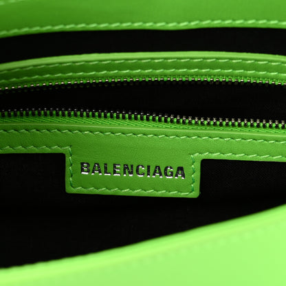 Balenciaga Smooth Calfskin Small Lindsay Shoulder Bag Acid Green 6 of 10
