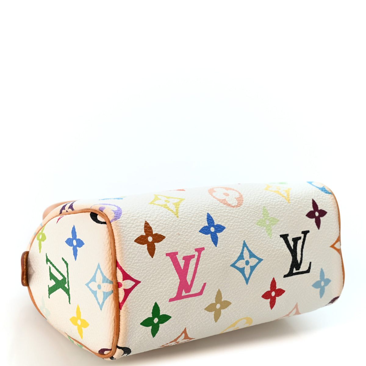 Louis Vuitton Monogram Multicolor Mini Sac HL Speedy White 4 of 10