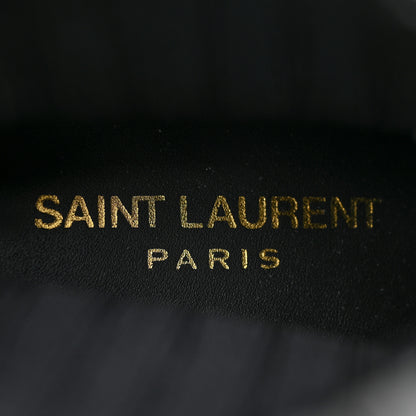 Saint Laurent Calfskin Brit Souple Ankle Boots 39 Black 10 of 10