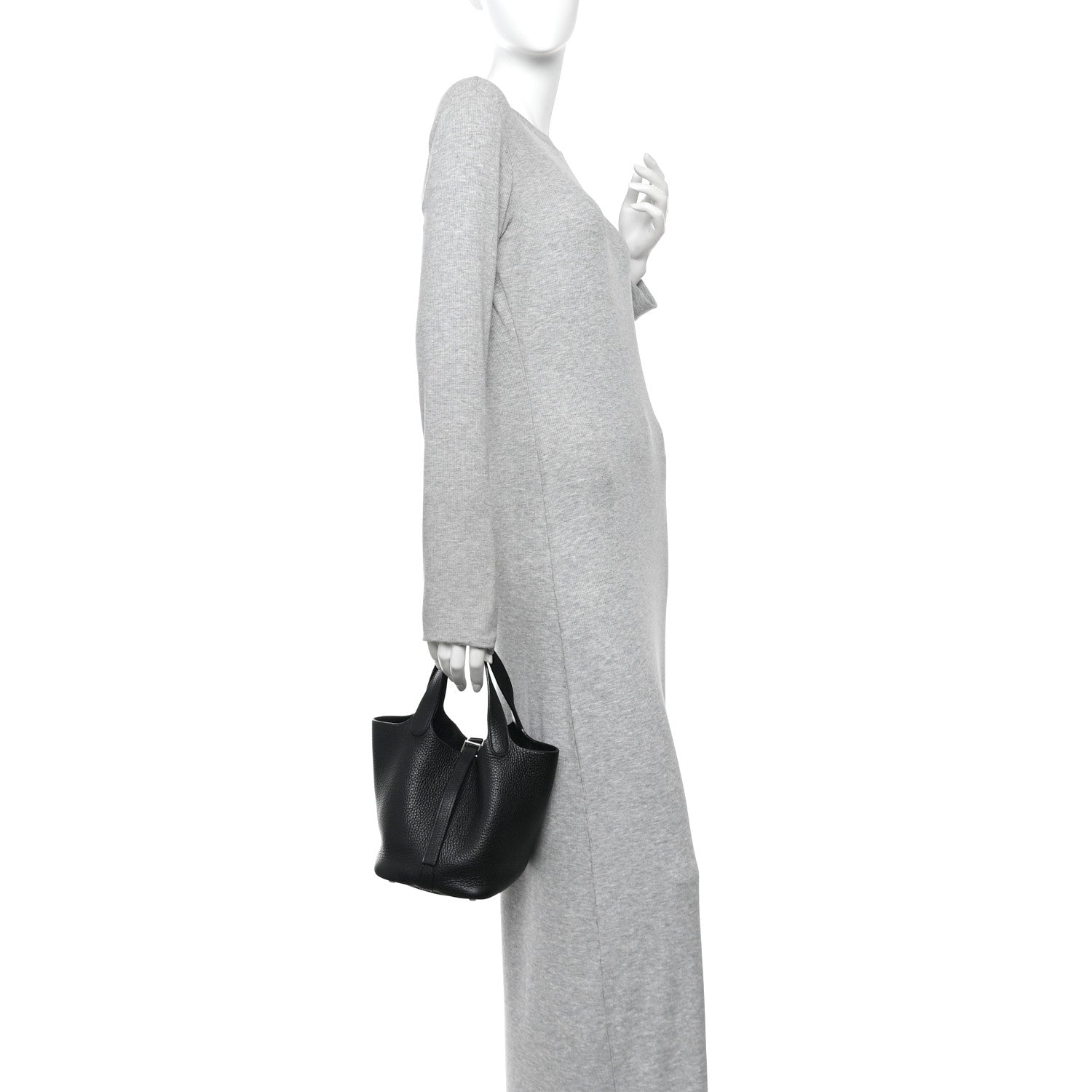 Hermes Taurillon Clemence Picotin Lock 18 PM Black 2 of 10