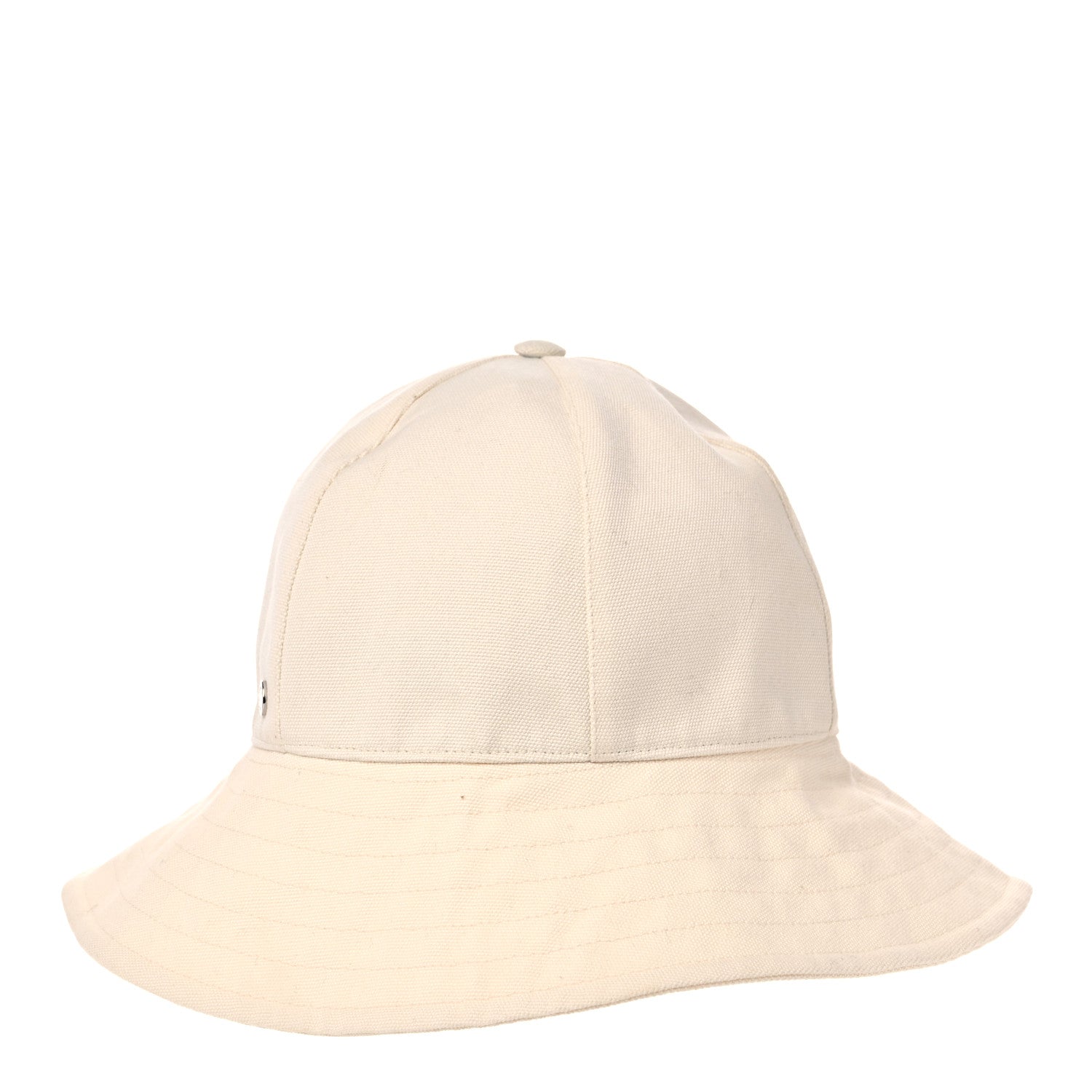 Hermes Cotton Bucket Hat 57 White 1 of 10