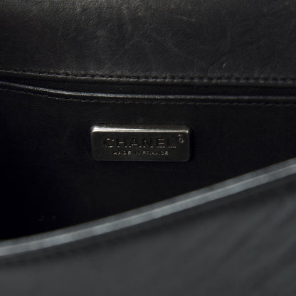 Chanel Galuchat Stingray Small Boy Flap Black 7 of 10