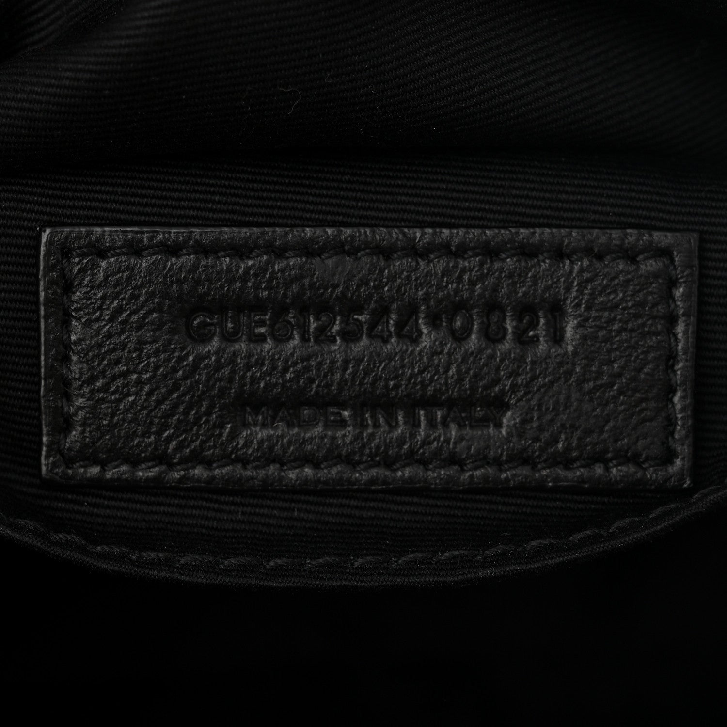 Saint Laurent Calfskin Matelasse Monogram Lou Camera Bag Black 7 of 11