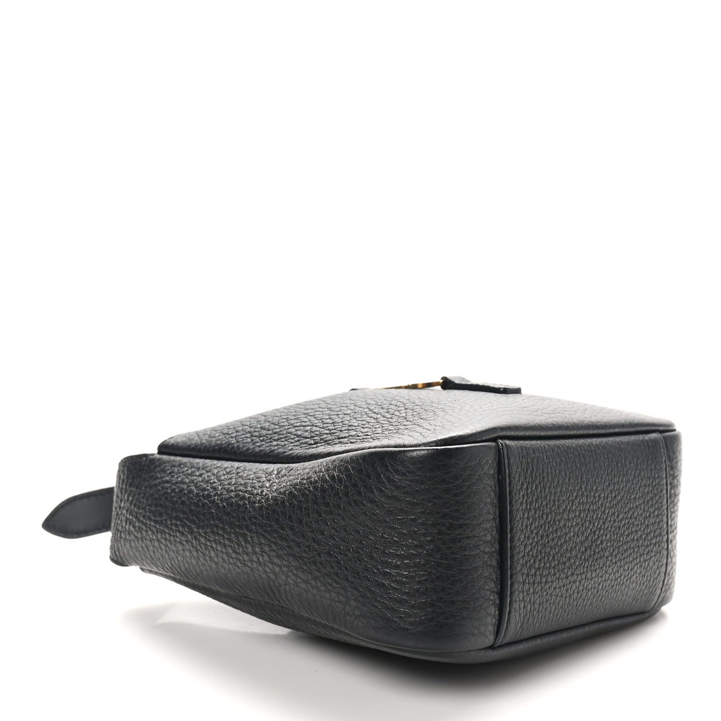 Grained Calfskin Baby Le 5 A 7 Supple Hobo Black