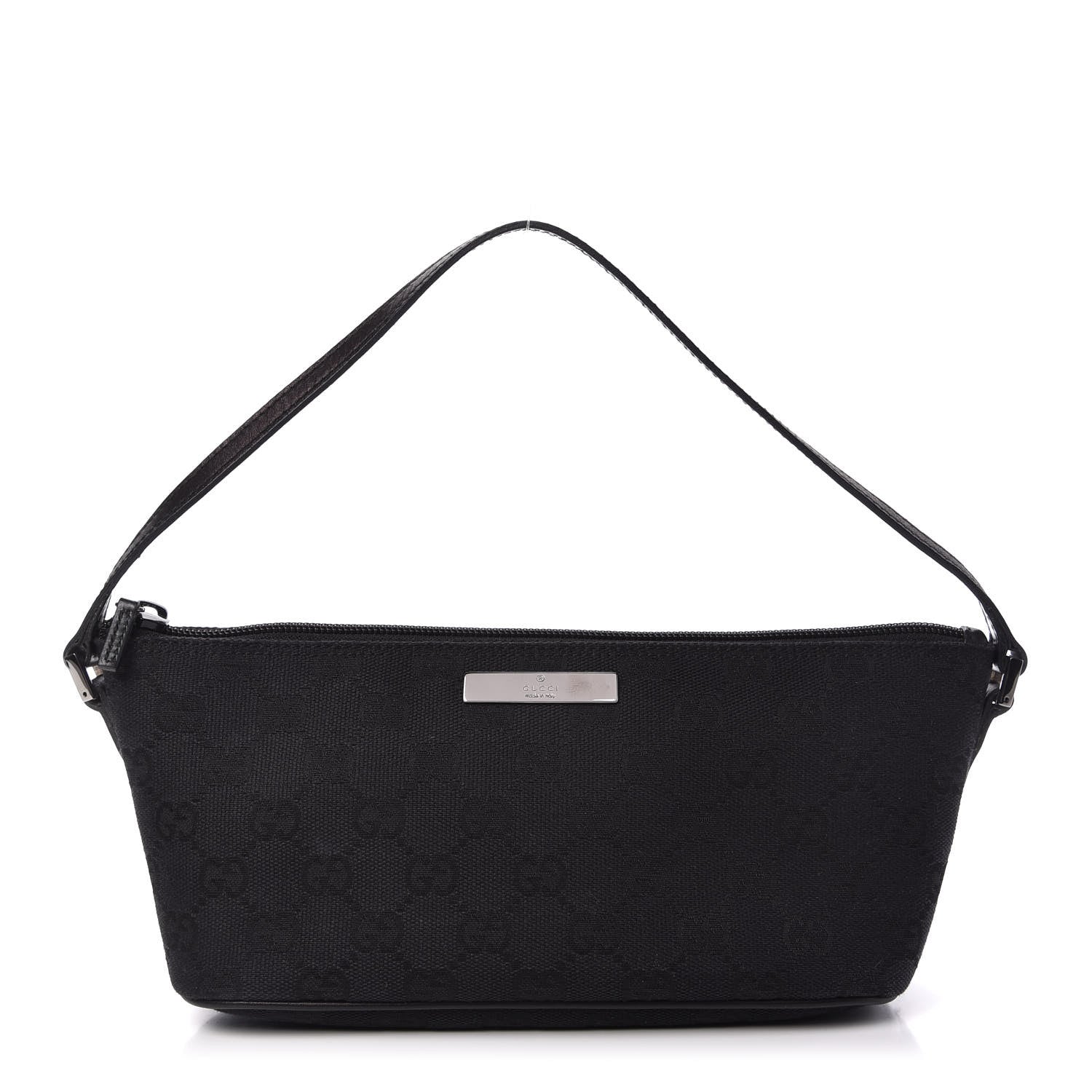Gucci Monogram Boat Pochette Black 1 of 14