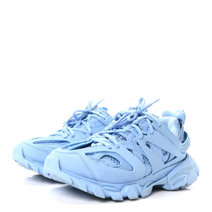 Balenciaga Mesh Nylon Womens Track Sneakers 37 Light Blue 4 of 10
