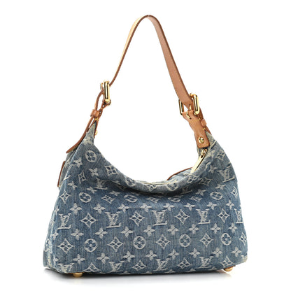 Louis Vuitton Monogram Denim Baggy PM Blue 3 of 9