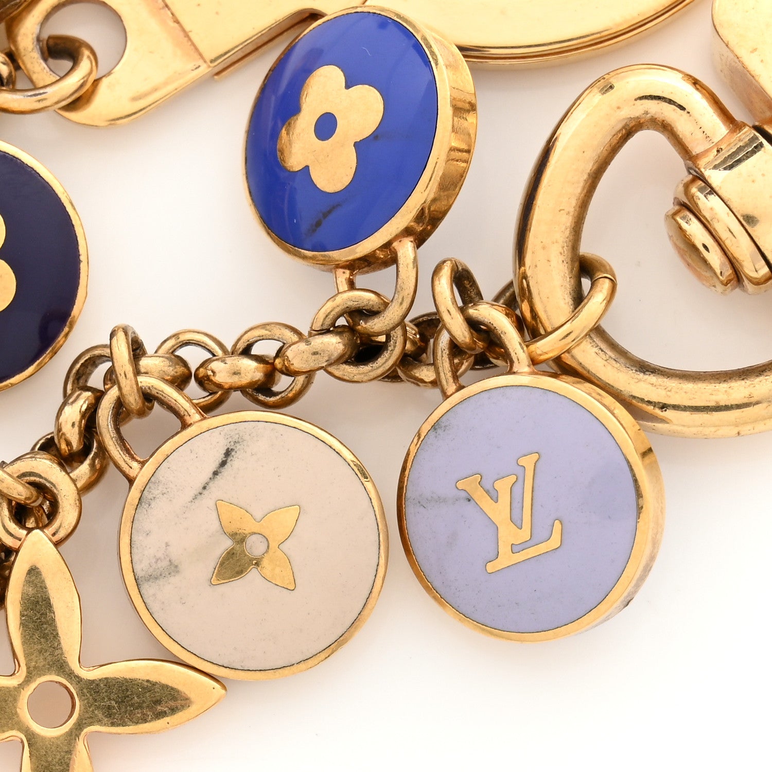 Louis Vuitton Pastilles Key Chain Bag Charm Blue 1759309