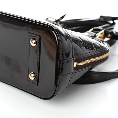 Louis Vuitton Vernis Alma BB Amarante 9 of 11