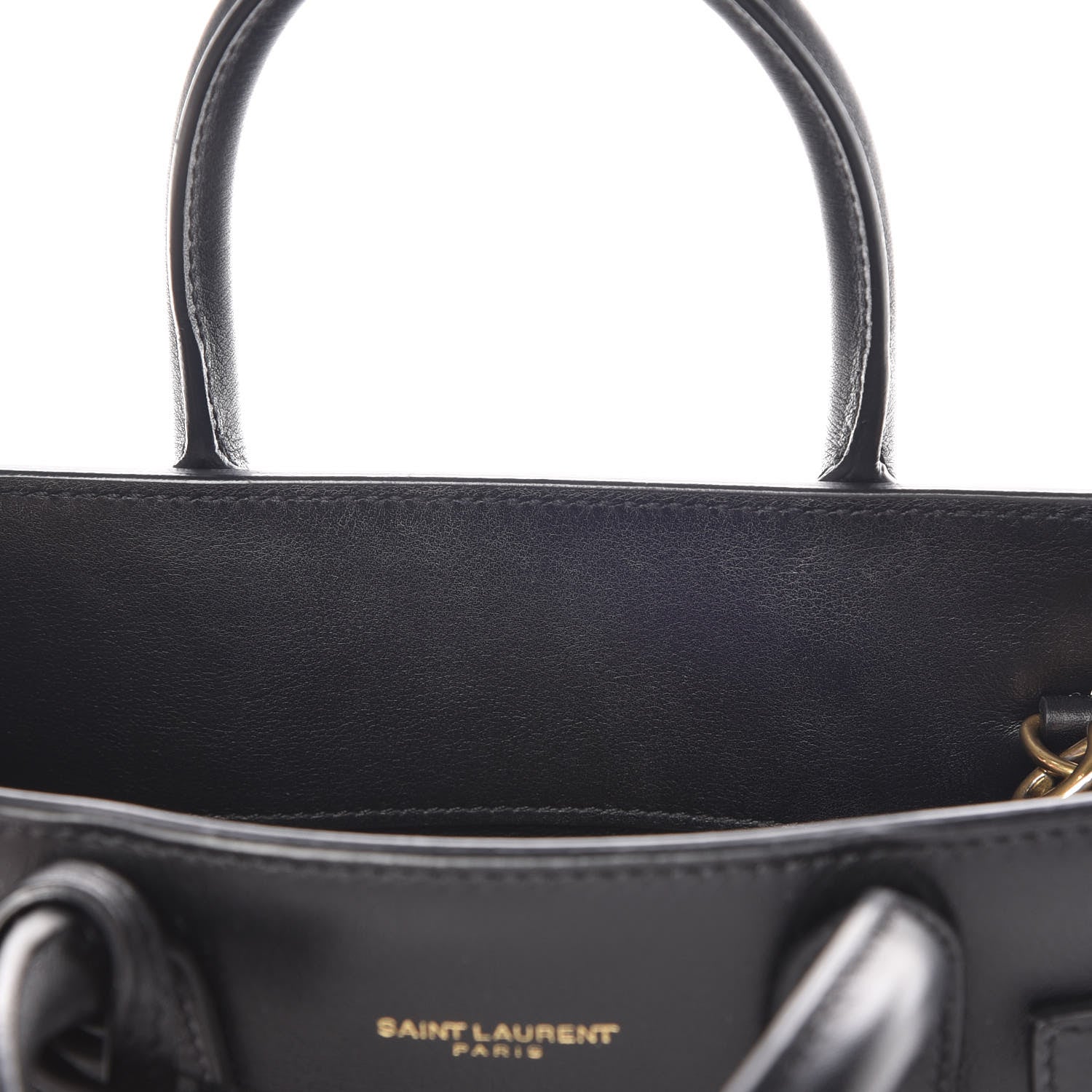 Saint Laurent Calfskin Nano Sac de Jour Black 12 of 14